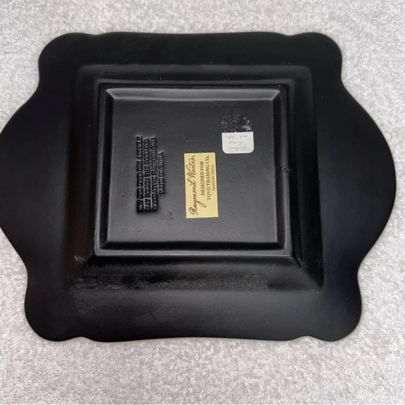 Raymond Waites Plate Tray Toyo Trading Co. Collectors Decor Hummingbirds Italian - Picture 6 of 6